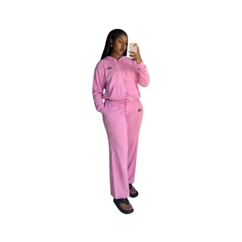 Women's Pink Tracksuit Se...
